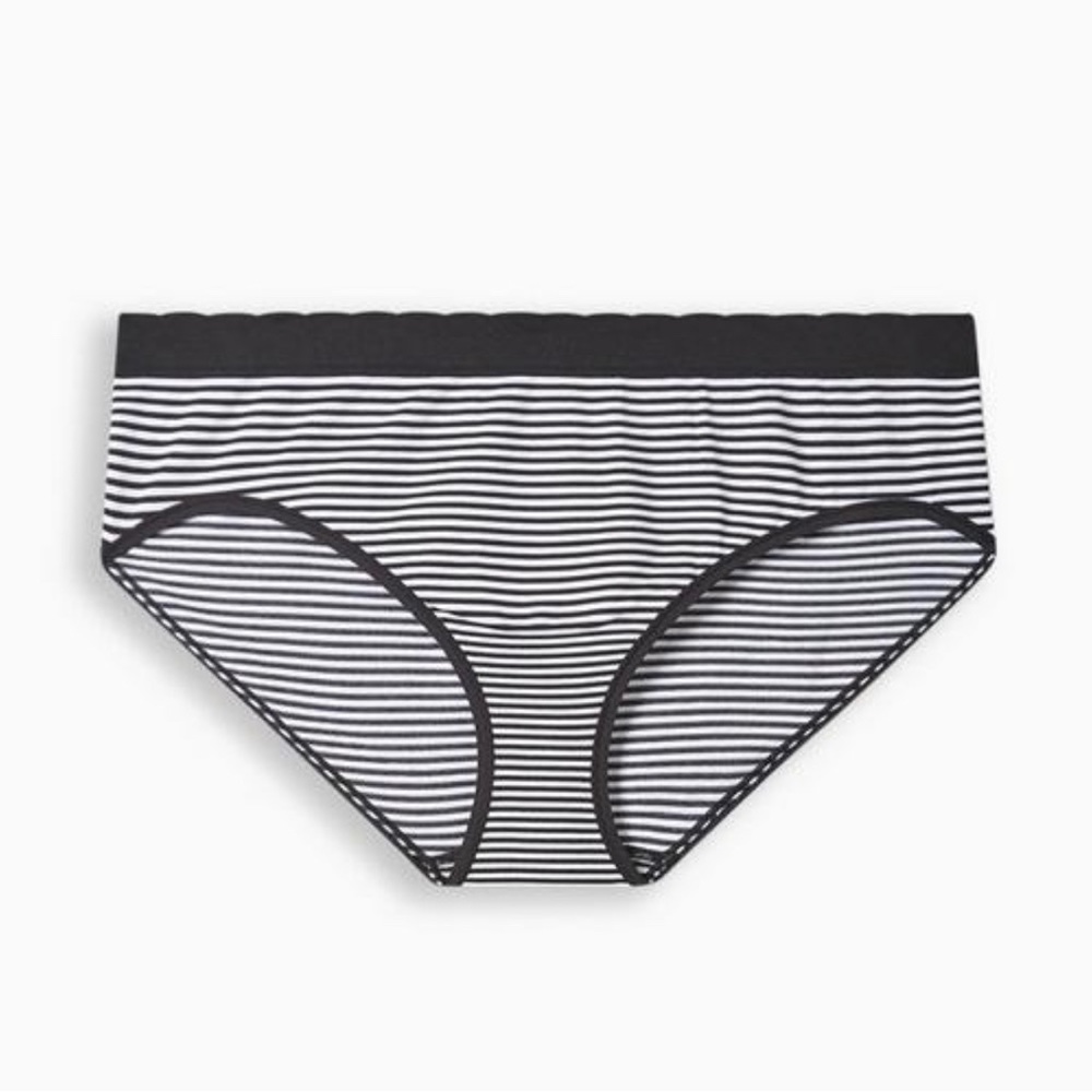 Torrid Seamless Mid-Rise Hipster Stripe Panty